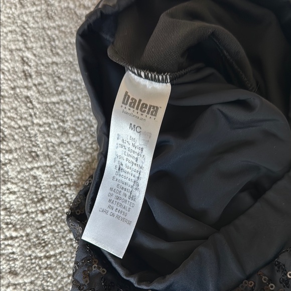 Balera Black Sequin Dance Skirt - Picture 3 of 3